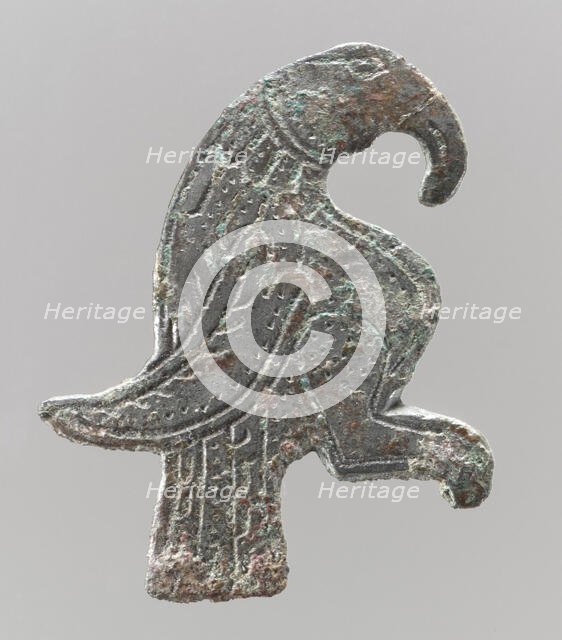 Purse Mount in the Form of a Bird, Frankish, second half 6th century. Creator: Unknown.