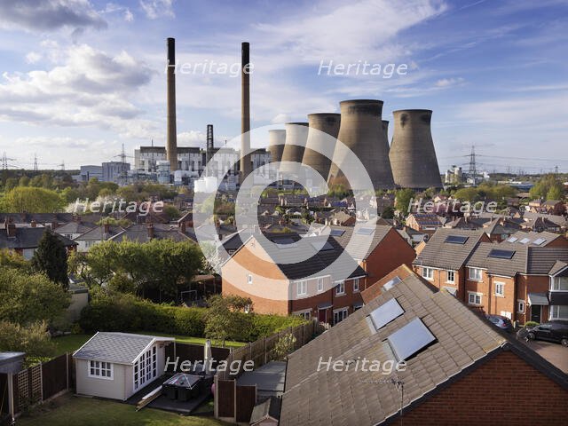 Ferrybridge C Power Station, West Yorkshire, 2018. Creator: James O Davies.