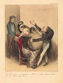 Dieu de Dieu! mais c'est un pppolisson..., 1836. Creator: Honore Daumier.