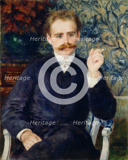 Albert Cahen d'Anvers, 1881. Artist: Renoir, Pierre Auguste (1841-1919)