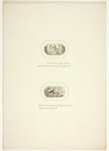 Study for a plate from The Task, c. 1800. Creator: Thomas Stothard.