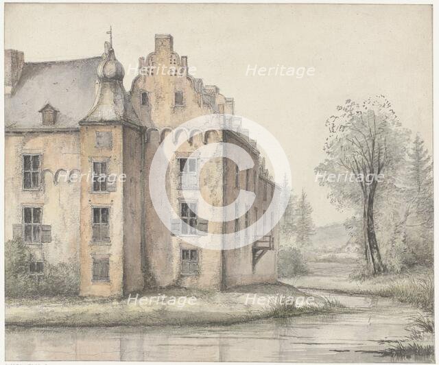 View of the Doorwerth Castle, 1801-1873. Creator: George Pieter Westenberg.