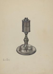 Lamp, c. 1937. Creator: H. Langden Brown.