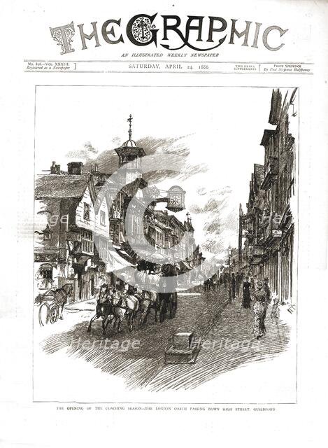 'The Graphic, Front Cover April 24th.1886', 1886.  Creator: Unknown.