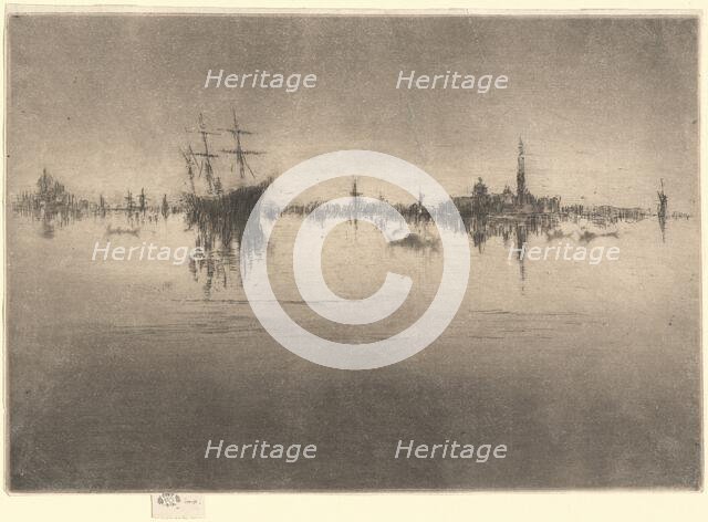 Nocturne, 1879/1880. Creator: James Abbott McNeill Whistler.