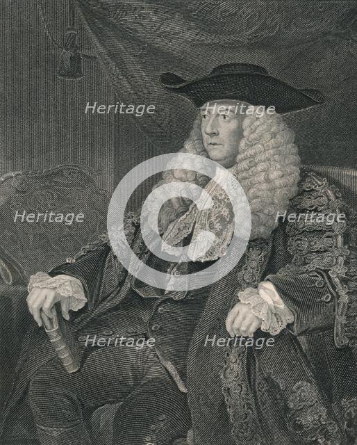 'Charles Pratt, First Earl Camden', (early-mid 19th century). Creator: John Henry Robinson.