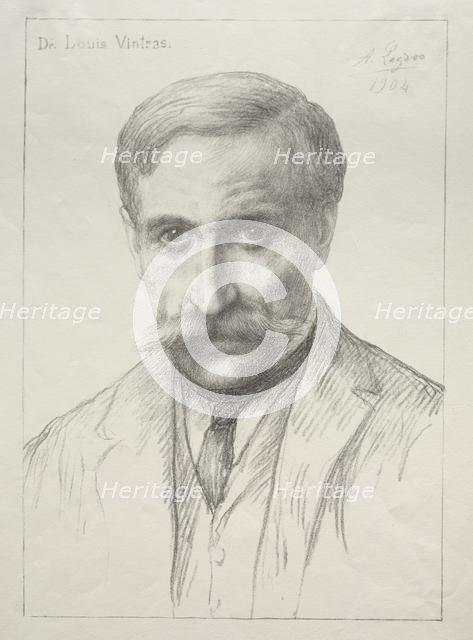 Portrait of Dr. Louis Vintras. Creator: Alphonse Legros (French, 1837-1911).