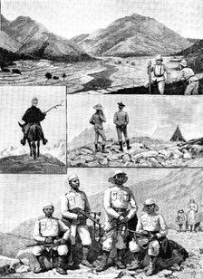 With the Niti Field Force: sketches on the road to the Thibet Frontier, 1890. Creator: R. Taylor.
