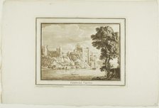 Pembroke Castle, from Twelve Views in Aquatinta from Drawings taken...in South Wales, 1773-75. Creator: Paul Sandby.