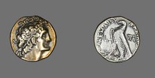Tetradrachm (Coin) Portraying Ptolemy I, 176-175 BCE, Reign of Ptolemy VI (181-145 BCE). Creator: Unknown.