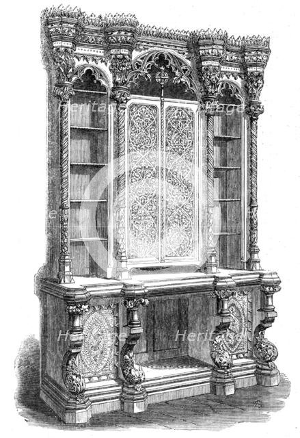 The International Exhibition: bookcase by Hindley and Son, 1862. Creator: Unknown.