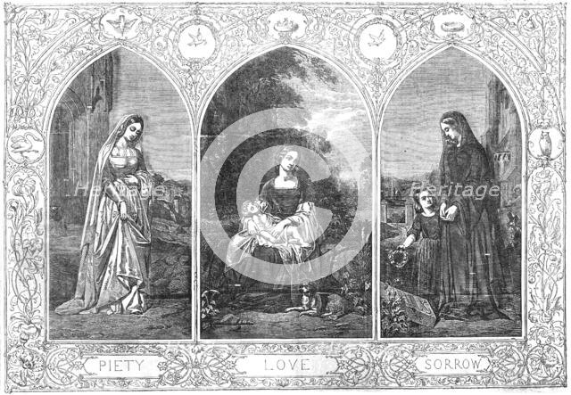 Piety - Love - Sorrow, 1854. Creator: Unknown.