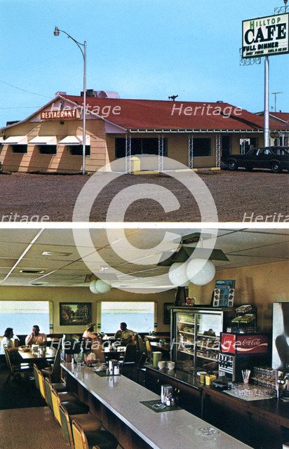 Hilltop Cafe, Holbrook, Arizona, USA, 1971. Artist: Unknown