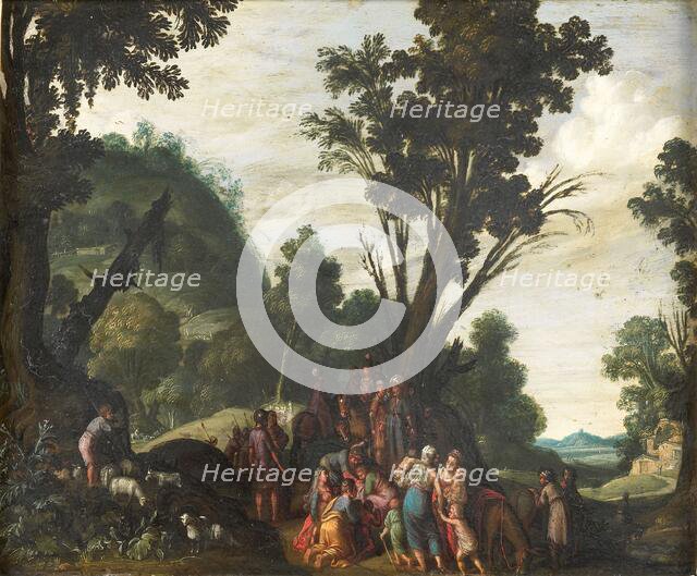 The Meeting of Jacob and Esau, c.1610-1620. Creator: Jacob Symonsz. Pynas.