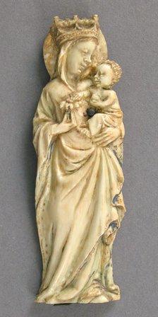 Plaque with the Virgin and Child, French, ca. 1400. Creator: Unknown.