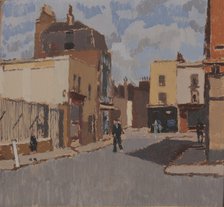'Street in Spring', 1923-1943. Artist: Edward Morland Lewis