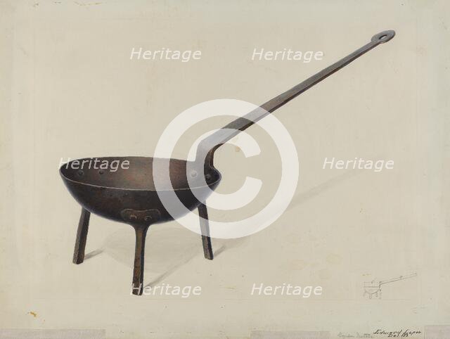 Sauce Pan, c. 1937. Creator: Edward L Loper.