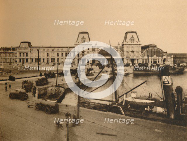 'The Harbour Station',  c1928. Artist: Unknown.