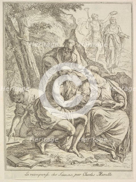 La recompense des Sciences, 1640-1713. Creator: Unknown.