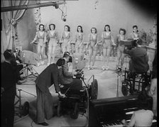 A Scene Being Filmed at the BBC, 1936. Creator: British Pathe Ltd.