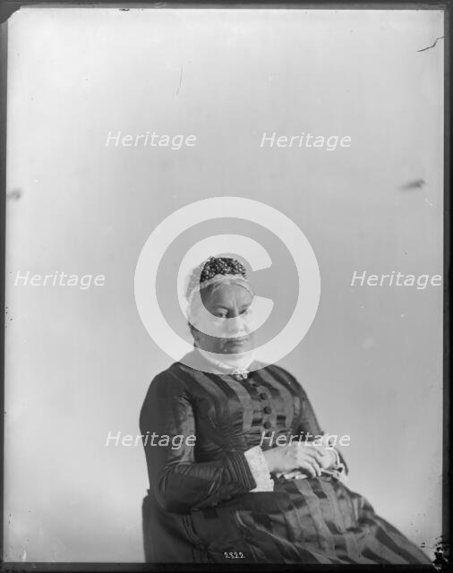 Portrait of Mary Helen Churchill Baird, 1880s. Creator: United States National Museum Photographic Laboratory.