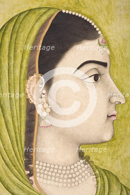 Portrait of a Woman (image 3 of 6), c1725. Creator: Unknown.