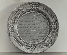 The Utica Plate, c. 1936. Creator: Helmut Hiatt.