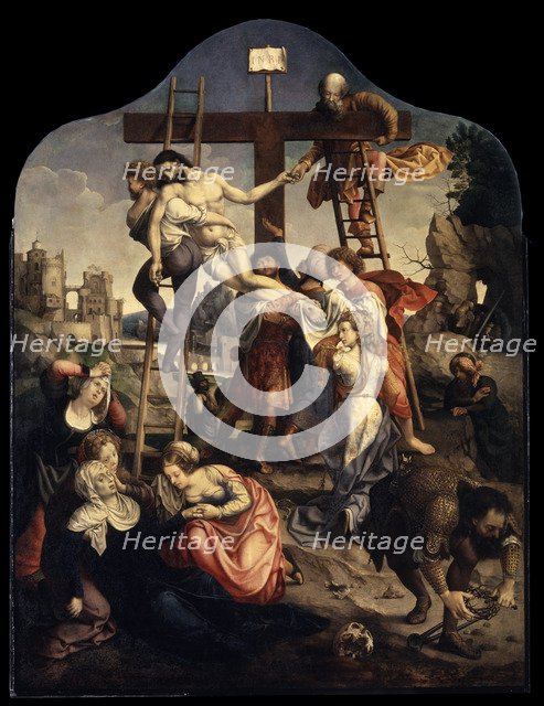'The Descent from the Cross', c1520.  Artist: Jan Gossaert