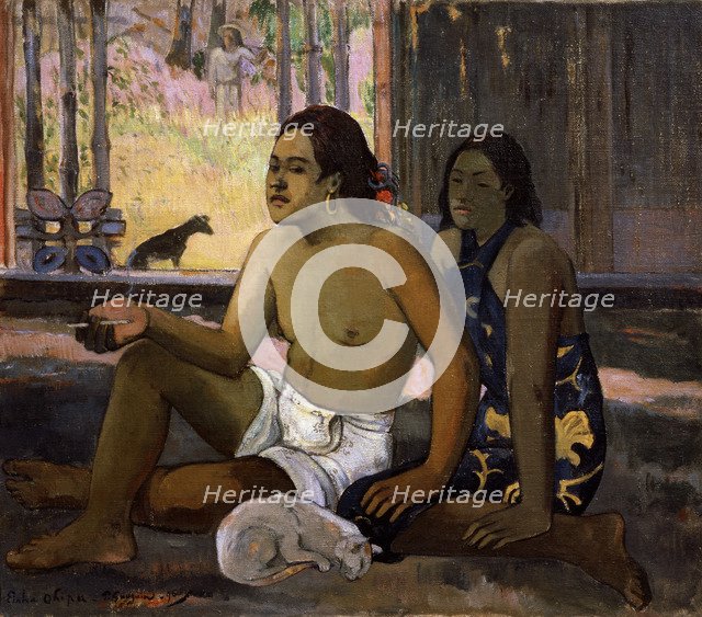 'Eiaha Ohipa (Not Working. Tahitians in a Room)', 1896.  Artist: Paul Gauguin