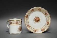 Cup from Oliver Wolcott, Jr. Tea Service (4 of 6), 1785-1805. Creator: Unknown.