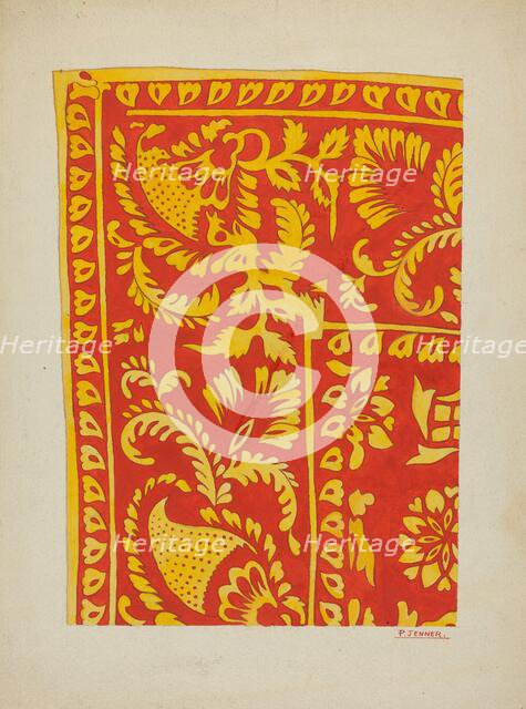 Silk Kerchief, c. 1937. Creator: Percival Jenner.