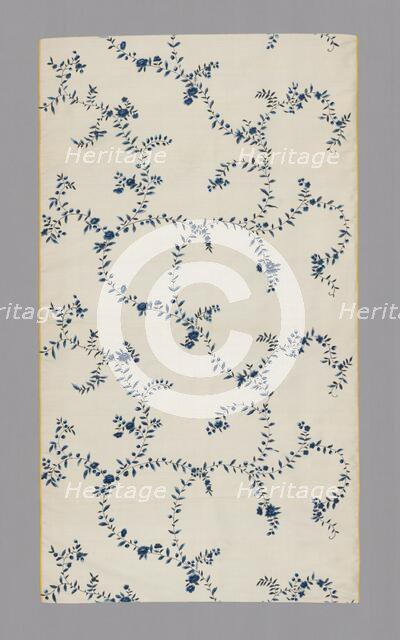 Panel (Dress Fabric), China, Qing dynasty (1644-1911), 1750/75. Creator: Unknown.