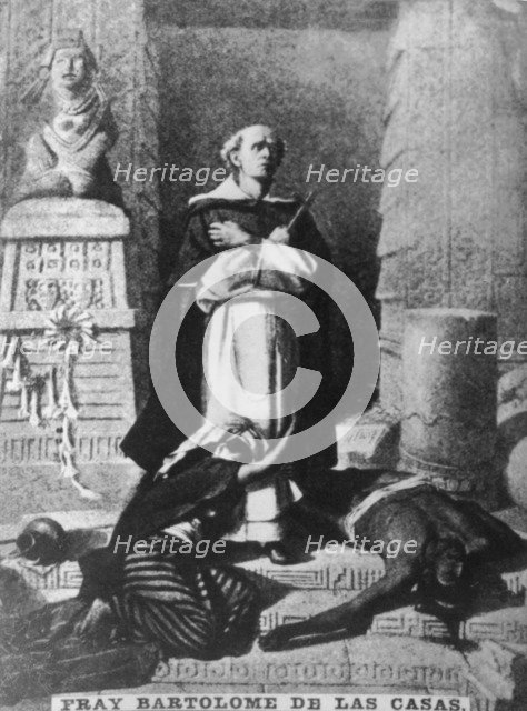 Bartholome de las Casas, (16th century), 1920s. Artist: Unknown