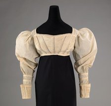 Bodice, American, ca. 1825. Creator: Unknown.