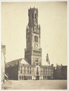 Rathaus, Bruges, Holland, 1854/55, printed 1855. Creators: Bisson Frères, Louis-Auguste Bisson, Auguste-Rosalie Bisson.