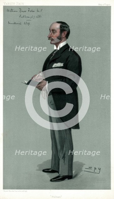 'Fulham', William Hayes Fisher, British politician, 1900.Artist: Spy