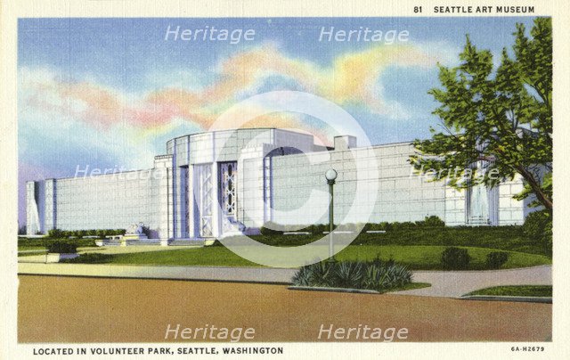 Seattle Art Museum, Volunteer Park, Seattle, Washington, USA, 1936. Artist: Unknown