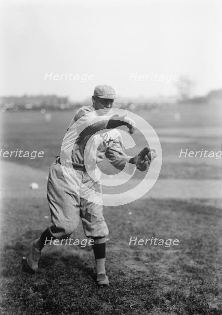 Duffy Lewis, Boston Al (Baseball), 1913. Creator: Harris & Ewing.