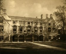 The Pepys Library, Magdalene College, Cambridge, late 19th-early 20th century. Creators: Unknown, John Palmer Clarke.