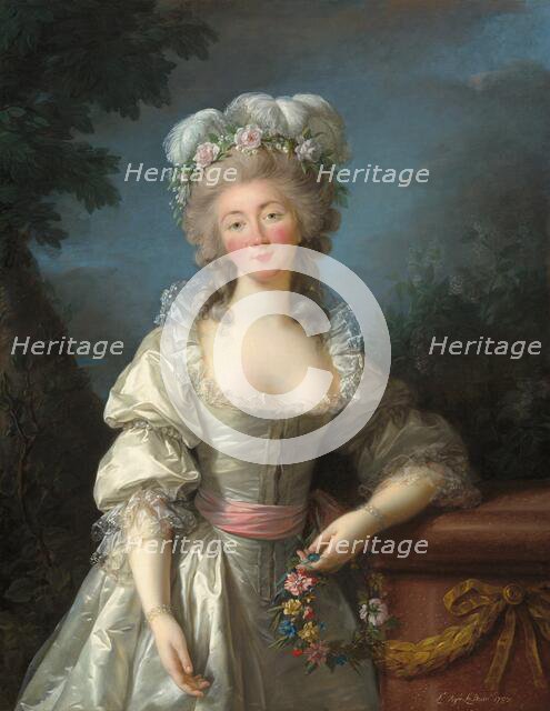 Madame du Barry, 1782. Creator: Elisabeth Louise Vigee-LeBrun.