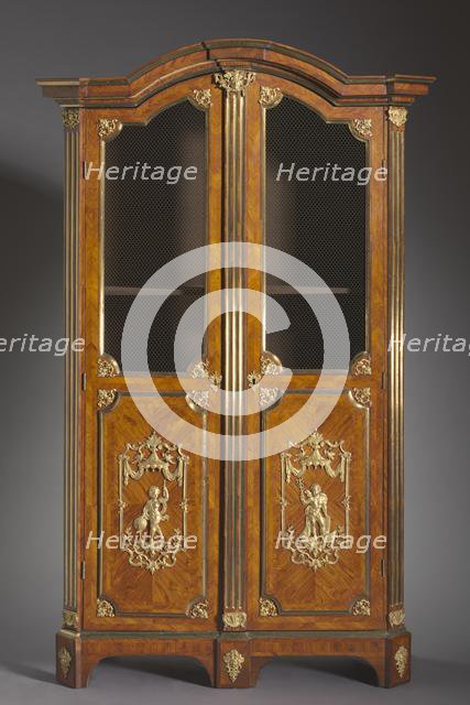 Bookcase, c. 1720. Creator: Charles Cressent (French, 1685-1768), attributed to.