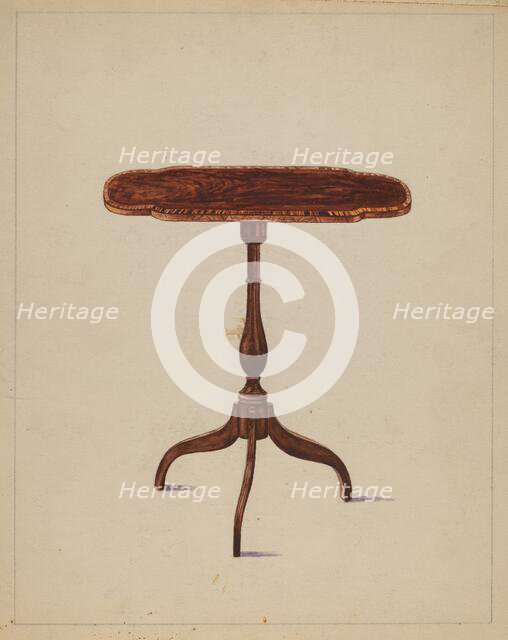 Table, 1936. Creator: Hans Westendorff.