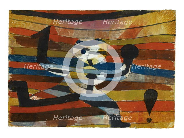 Runner - Hooker - Boxer, 1920. Artist: Klee, Paul (1879-1940)