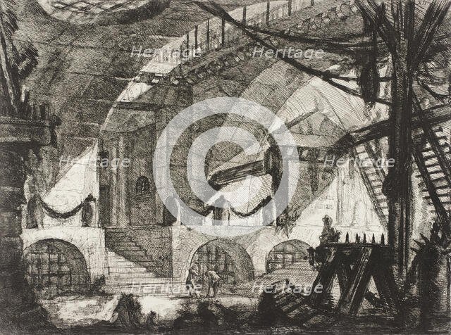The Sawhorse, 1761. Creator: Giovanni Battista Piranesi.
