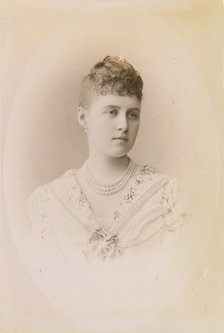 Portrait of Grand Duchess Alexandra Georgievna of Russia (1870-1891), 1889.