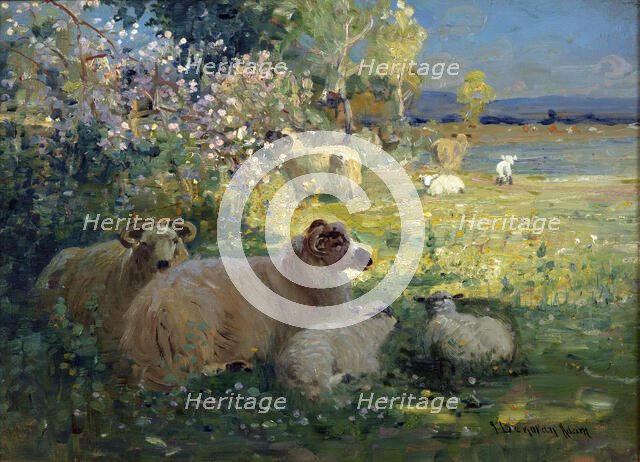 Landscape, (c1880) Creator: Joseph Denovan Adam.