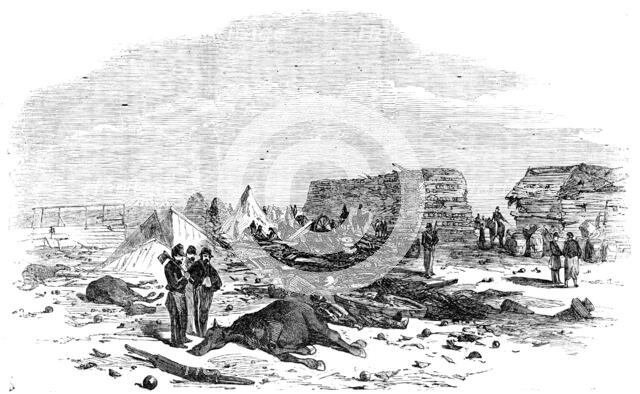 The Morning after the Explosion at Inkerman Mill, 1856.  Creator: Unknown.
