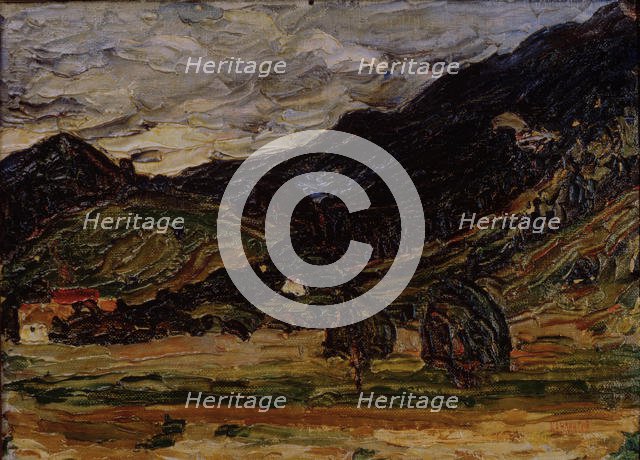 Landscape, 1918. Artist: Kandinsky, Wassily Vasilyevich (1866-1944)