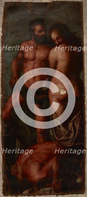 Mythological Scene (Hercules and Deianira?), between 1605-1615. Creator: Unknown.