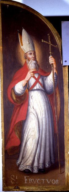 Sant Fruitós, anonymous painting, preserved in the Historical Museum of La Seu.